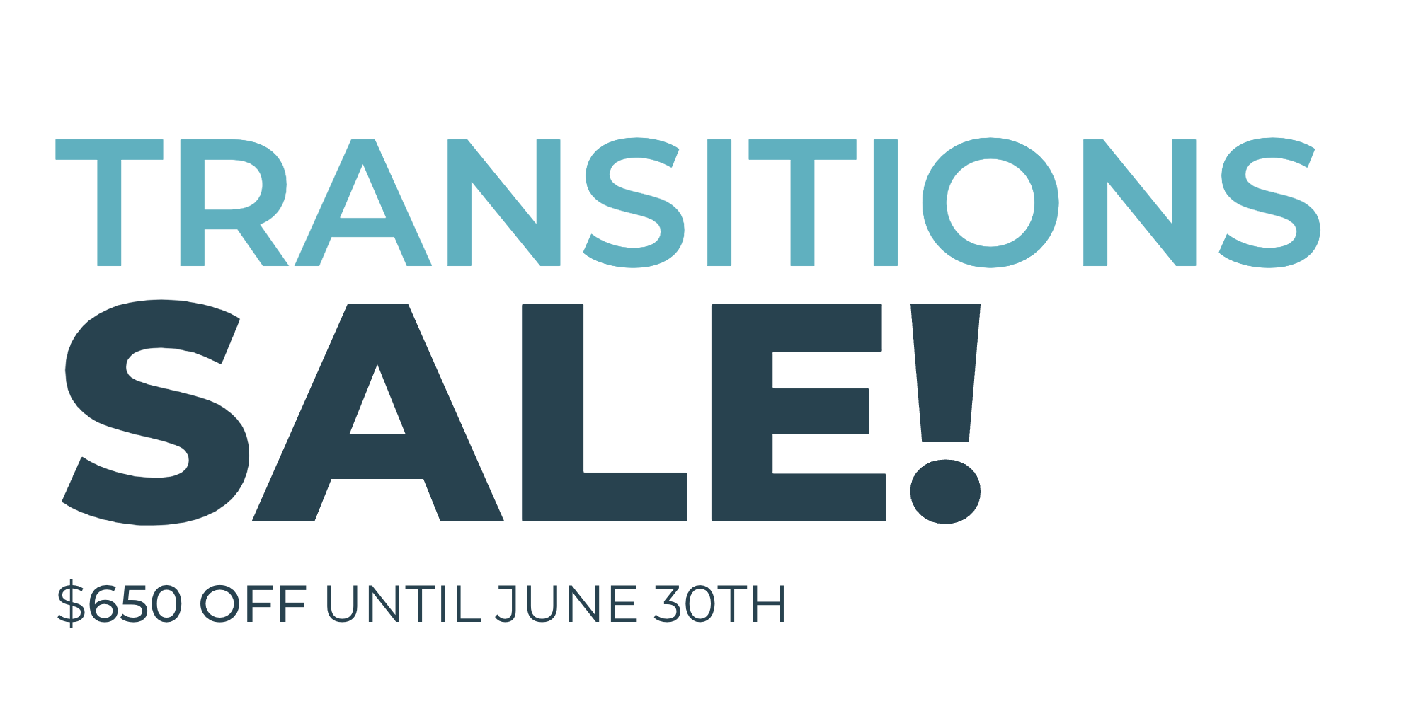 Transitions Sale Title 2