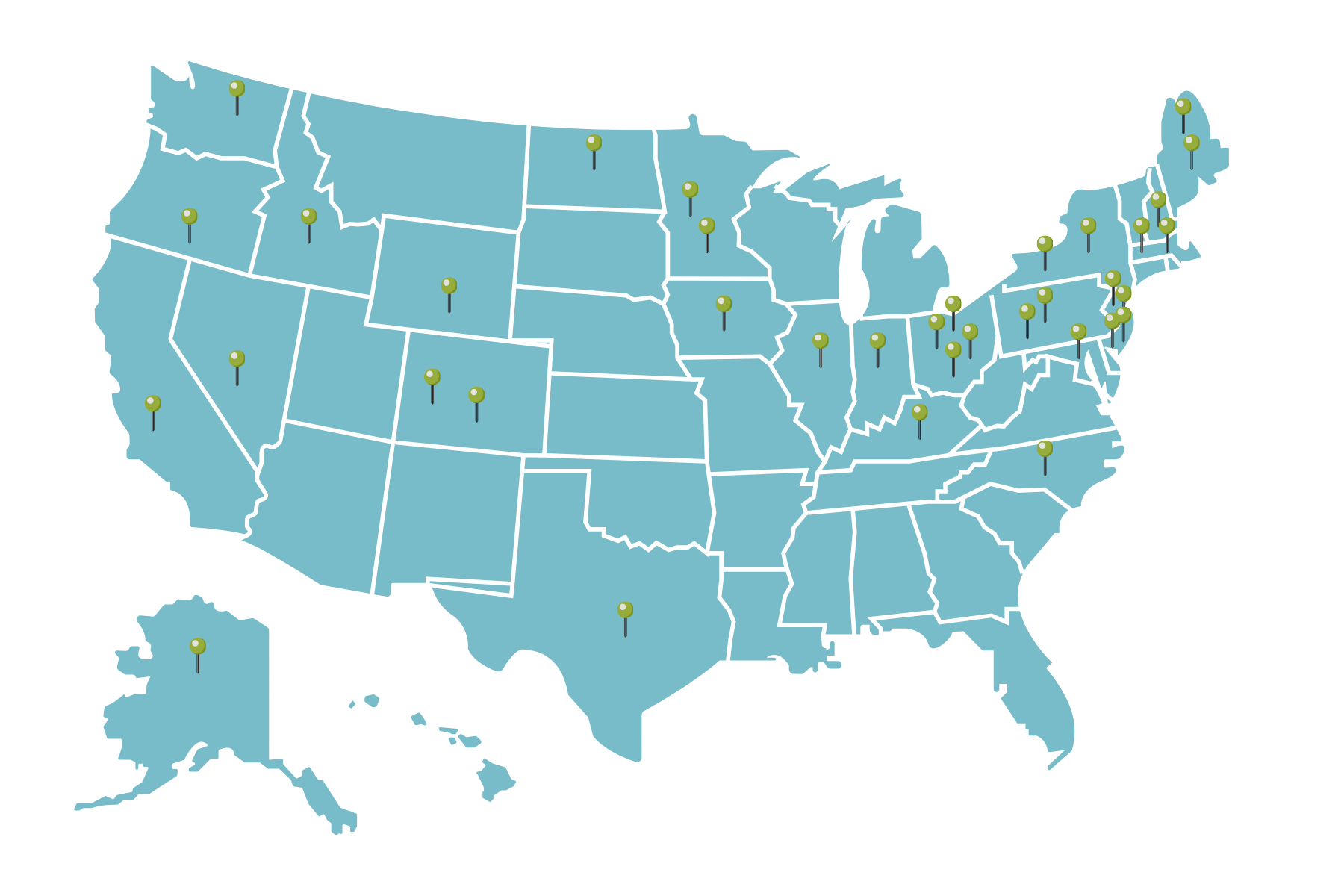 Map of practices for sale